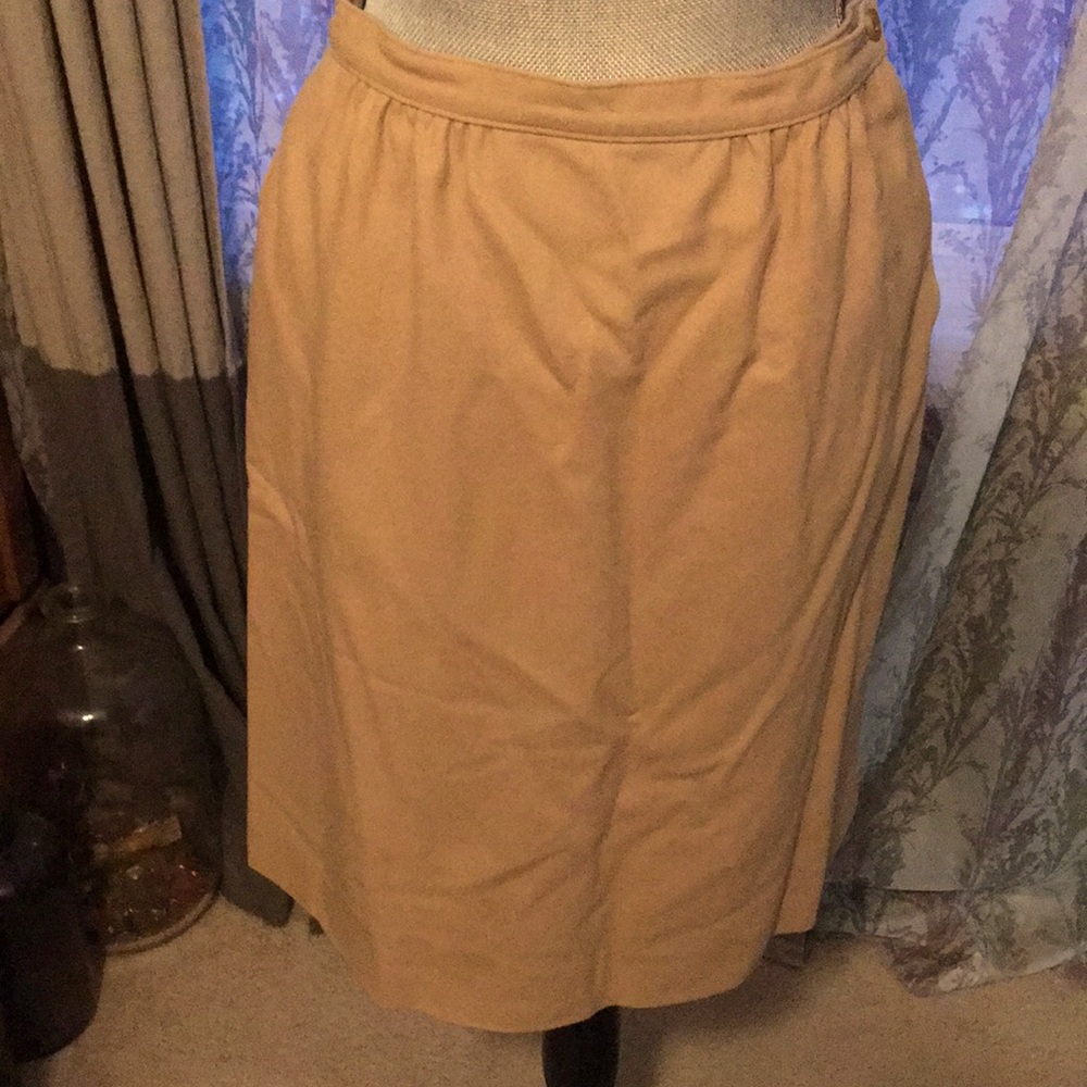 EUC VINTAGE CAMEL PENDLETON SKIRT